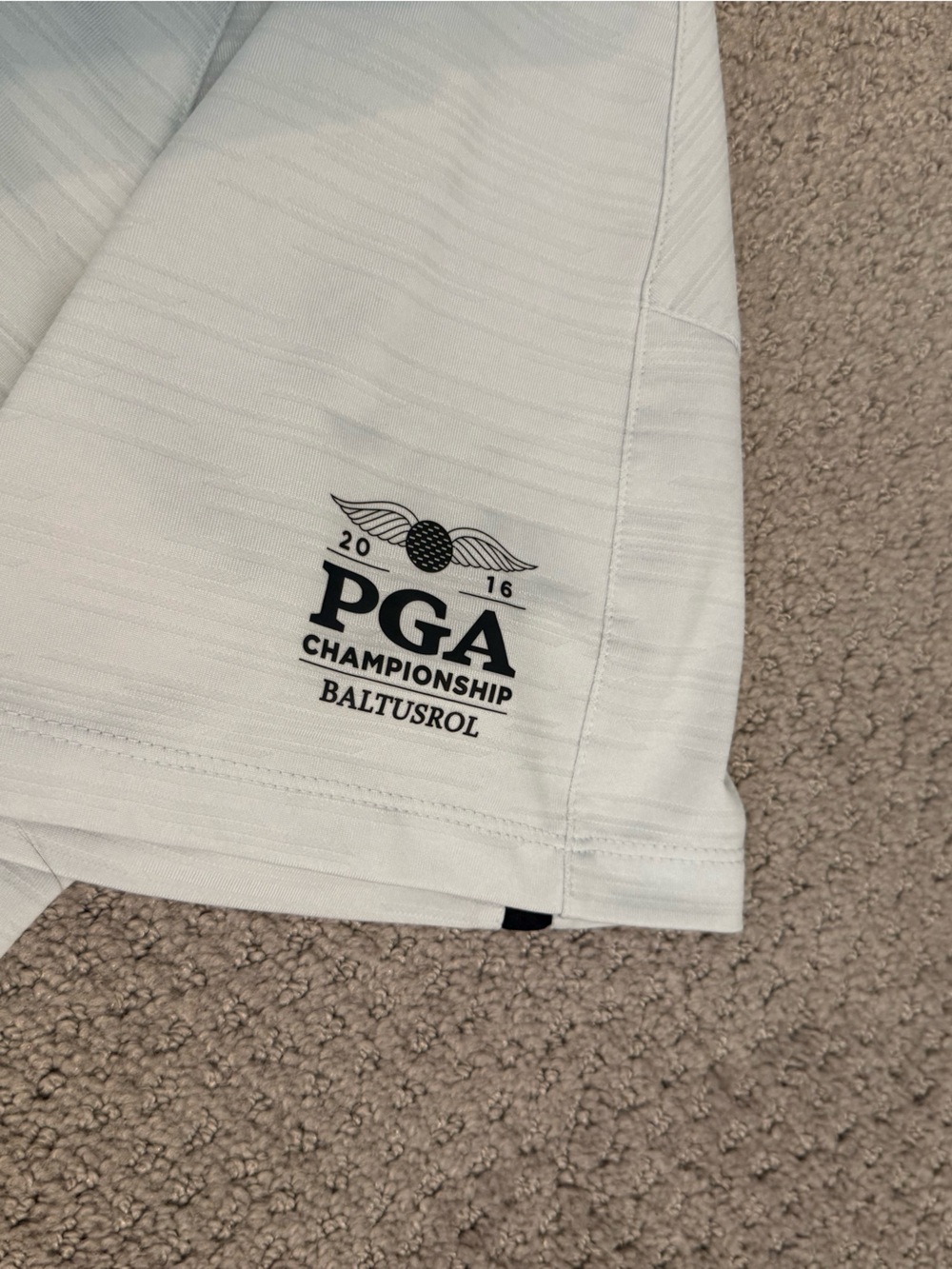 Nike Men’s White Polo Tiger Woods Collection PGA 2016 Baltusrol - Picture 3 of 3